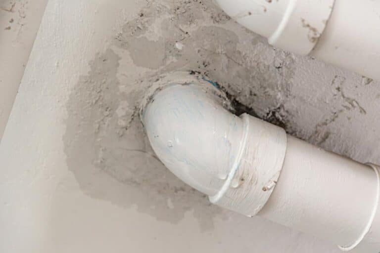 Water Leaking From A Pipe On A Commercial Building